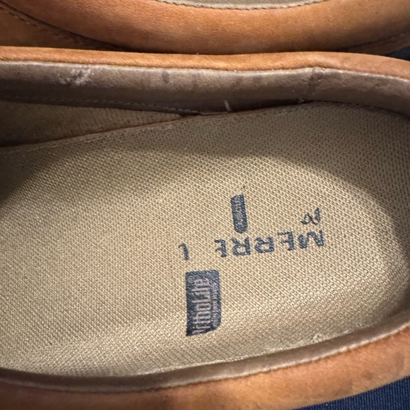 Women’s Merrill Brown Leather Slip On’s Style “Dune” Size 8.5 - Picture 8 of 16